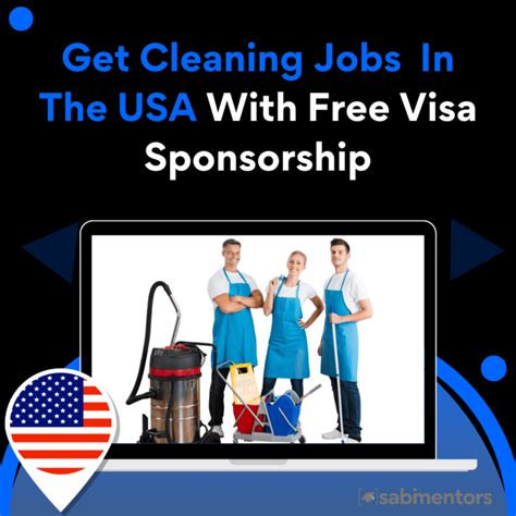 Cleaning Jobs To Apply For In The USA With Visa Sponsorship Latest