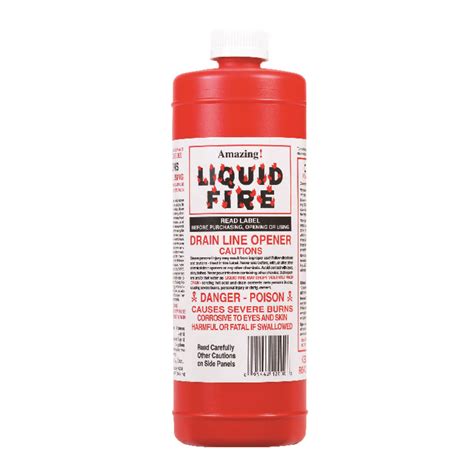 Amazing Liquid Fire Liquid Drain Opener 32 Oz Ace Hardware