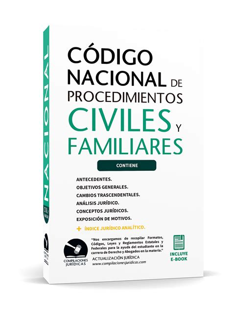 C Digo Nacional De Procedimientos Civiles Y Familiares Compilaciones