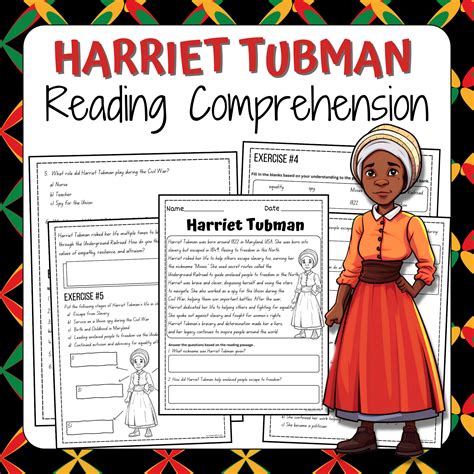 Black History Month Harriet Tubman Women S History Month Reading