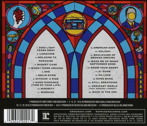 Green Day Greatest Hits Gods Favorite Band Cd Jpcde