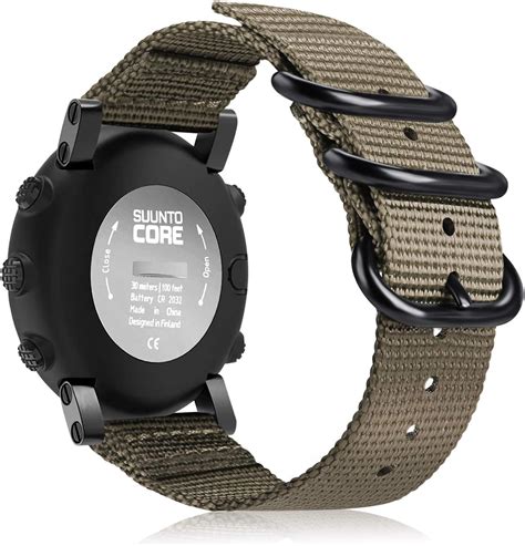 Fintie For Suunto Core Watch Band Premium Woven Nylon Sport Strap With