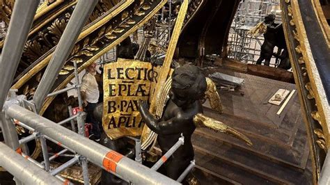 Sui Ponteggi Del Baldacchino E Della Cattedra Di San Pietro Vatican News