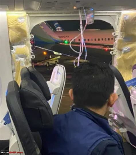 Alaska Airlines Boeing 737 9 Max Mid Cabin Exit Door Blows Out Mid Air