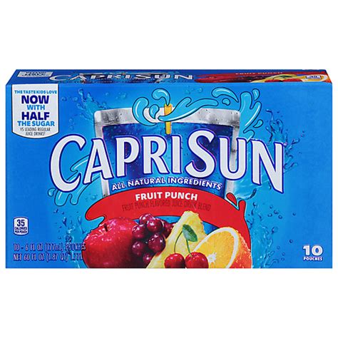 Capri Sun Juice Fruit Punch Beverages Foodtown