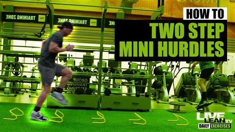 How To Do The Two Step Mini Hurdle Drill Exercise Demonstration Video