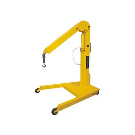 Semi Automatic Hydraulic Floor Crane Capacity 0 500 Kg At 52000 In