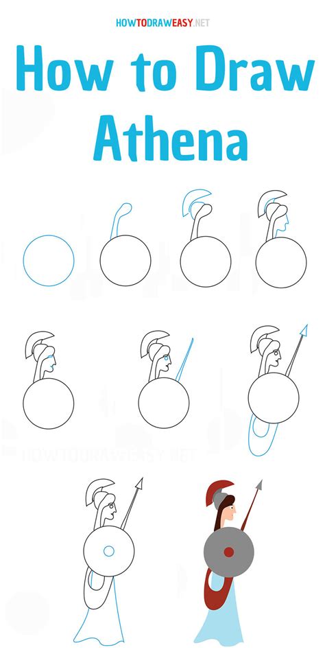 How To Draw Athena How To Draw Easy