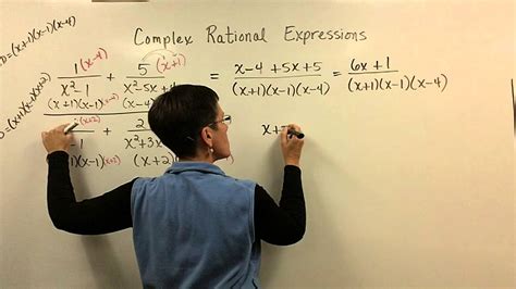 Complex Rational Expressions Part 1 Youtube