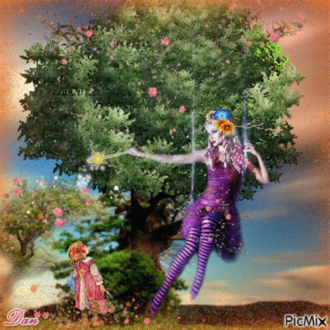 Altruisme et enrichissement de notre monde-Mother Nature- Mère Nature🌷👩 - GIF animé gratuit - PicMix