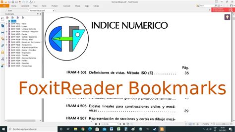 Manual Dibujo Técnico FoxitReader Bookmarks PDF YouTube