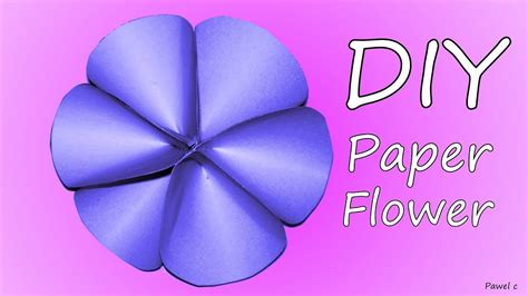 Diy Paper Flower Youtube