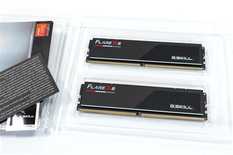 G SKILL Flare X5 DDR5 6000 CL32 AMD 2x 16 GB Review Packaging