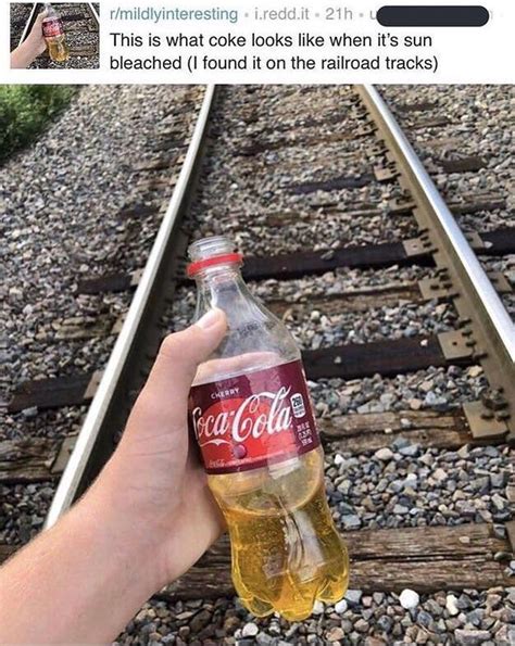 Sun bleached coke : r/memes