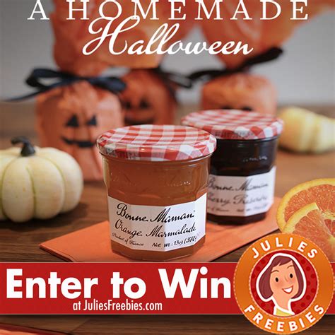 [10 WINNERS] Bonne Maman Halloween Sweepstakes - Julie's Freebies