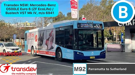 Transdev NSW Mercedes Benz O500LE Euro 6 ZF EcoLife Bustech VST Mk