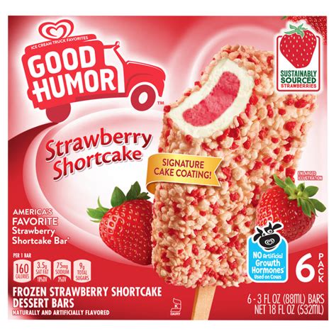 Save On Good Humor Frozen Dessert Bar Strawberry Shortcake 6 Ct Order