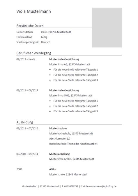 Microsoft Word Vorlage Lebenslauf SampleTemplatex1234