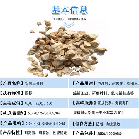 铝矾土骨料巩义市嵩峰给排水器材厂