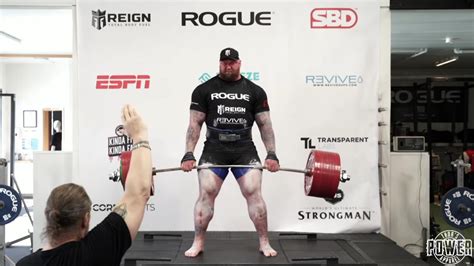 Game Of Thrones Actor Hafthor Bjornsson Breaks Deadlifting World Record Ents And Arts News Sky