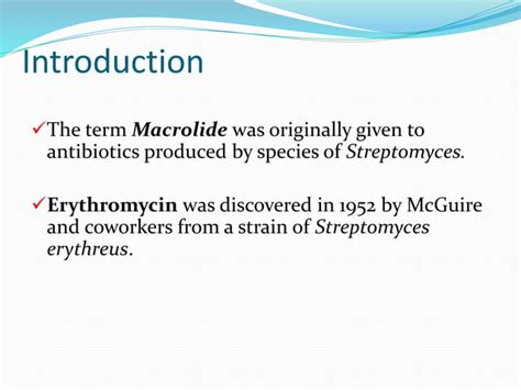 Macrolides Ppt