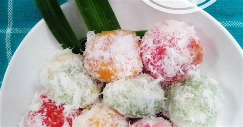 Resep Klepon Pelangi Oleh Nining Mamalouis Cookpad