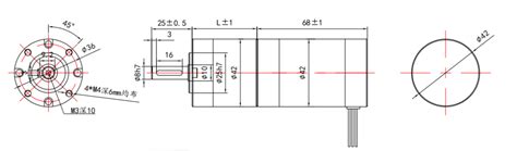 42mm Brushless Dc Motor With Planetary Gearbox 2 Ican