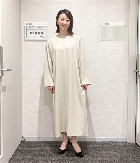 田中雅美さんのインスタグラム写真 田中雅美instagram「5月17日 テレビ朝日「グッドモーニング」で着用した衣装はこちらでした