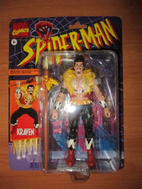 MARVEL LEGENDS SPIDER MAN 90s Animated Retro Kraven The Hunter 2023