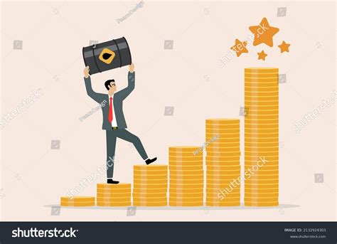 Crude Oil Price Increase Concept Vector Stock Vector Royalty Free