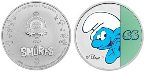 Dollars Charles Iii Smurfs Niue Numista