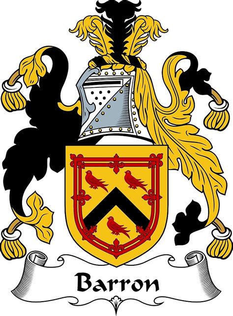 "Barron Coat of Arms / Barron Family Crest" by ScotlandForever | Redbubble