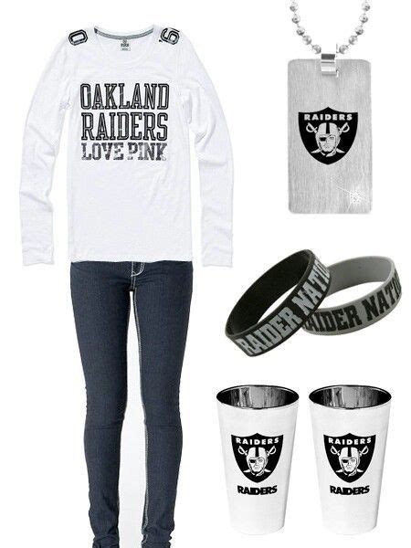 Raiders Outfit With Cups Oakland Raiders Football Raiders