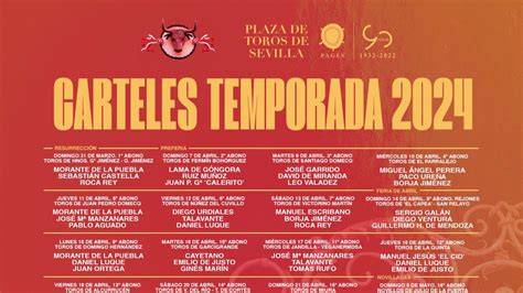 Presentados Los Carteles Del Abono En La Plaza De Toros De Sevilla