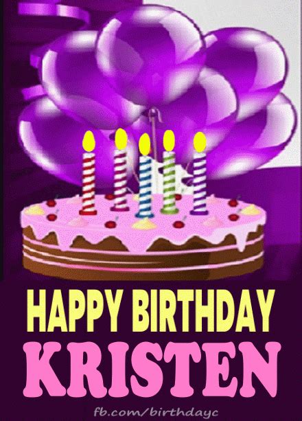 Happy Birthday Kristen Images