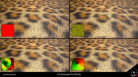 Fur Generator For Substance Painter Fur Material Painter Fur