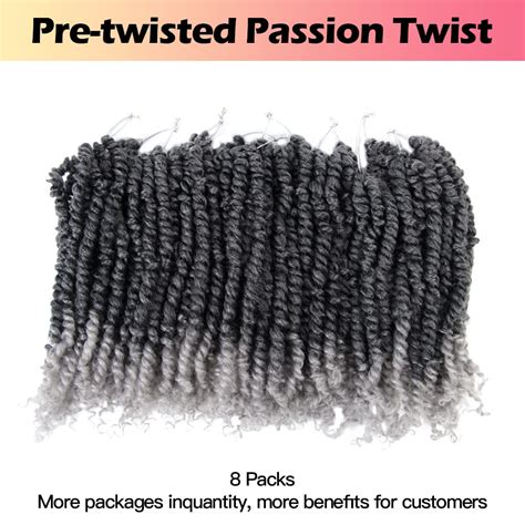 Buy Niseyo Inch Passion Twist Hair Pre Twisted Packs Pre Looped