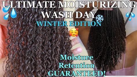 The Ultimate Wash Day Routine For Moisture Retention Winter Wash Day