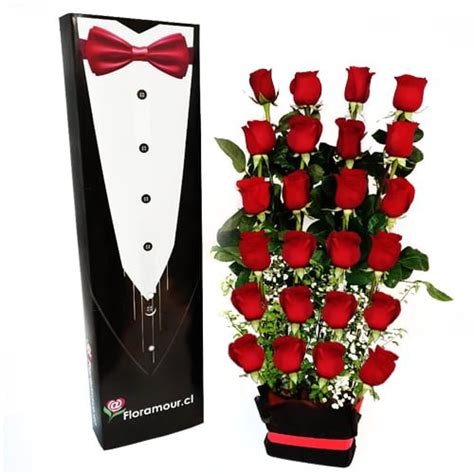 Gentleman In Love Caja De 24 Rosas Envía Flores Hoy Mismo A