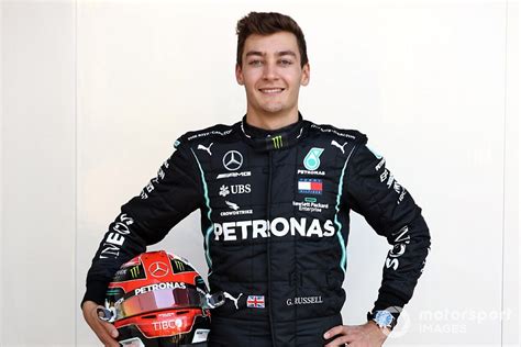 Ufficiale George Russell Correr Con La Mercedes F Dal