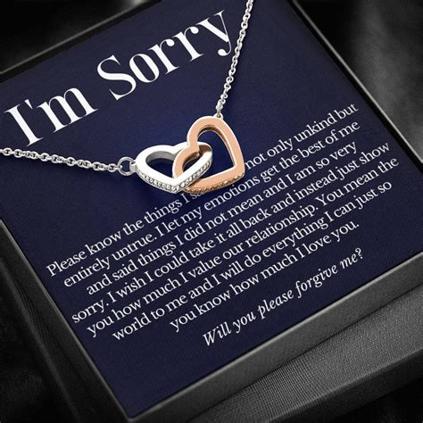 I'm Sorry Girlfriend Apology Gift for Her Forgiveness | Etsy