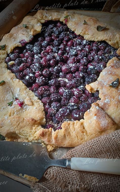 Tarte Rustique Montagnarde Aux Myrtilles Bleuets De Les Petits Plats