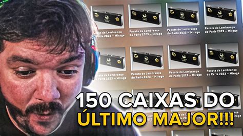 ABRINDO 150 CAIXAS DO ÚLTIMO MAJOR DE CS GO YouTube