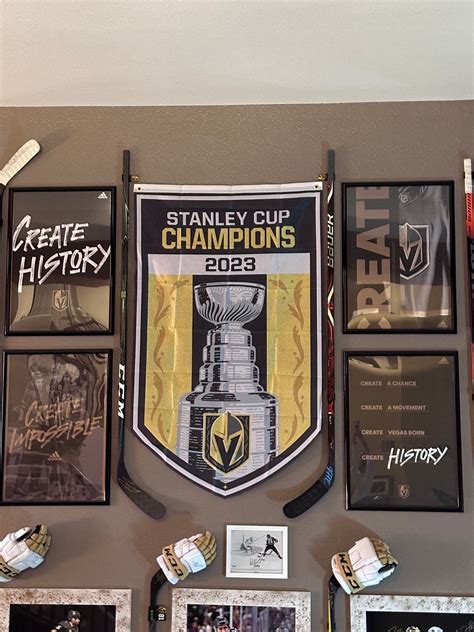 VGK 2023 SC Champions Replica Banner - Etsy