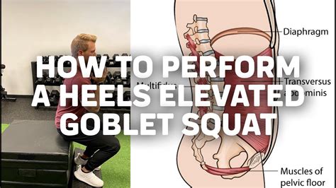 How To Perform A Heels Elevated Goblet Squat Quick Overview Youtube