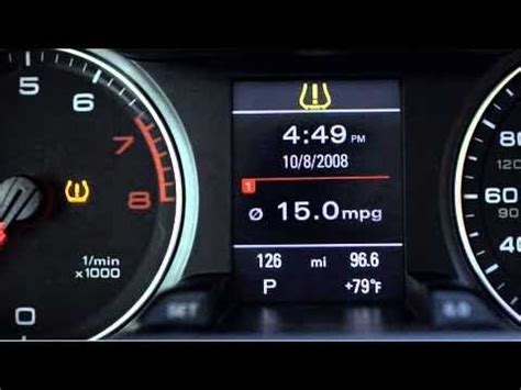 How To Reset Tyre Pressure Light On A 2013 2019 AUDI A3 YouTube