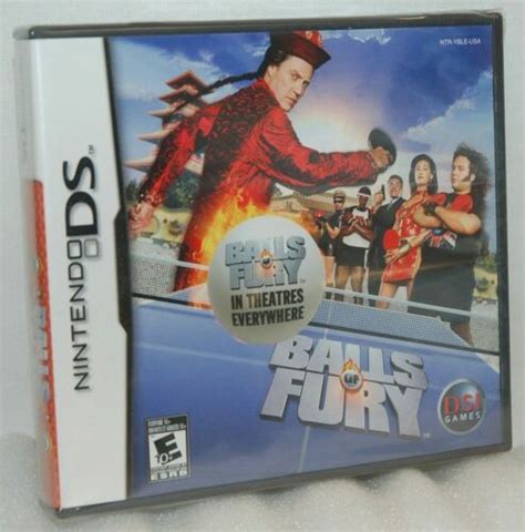 Sealed New Nintendo Ds Dsi Balls Of Fury Video Game Chris Walken Movie