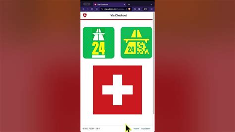 E Vignette Schweiz E Vignette Suisse Szwajcaria Winieta