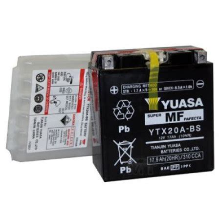 Bateria Yuasa YTX 20 A BS Original CHBS