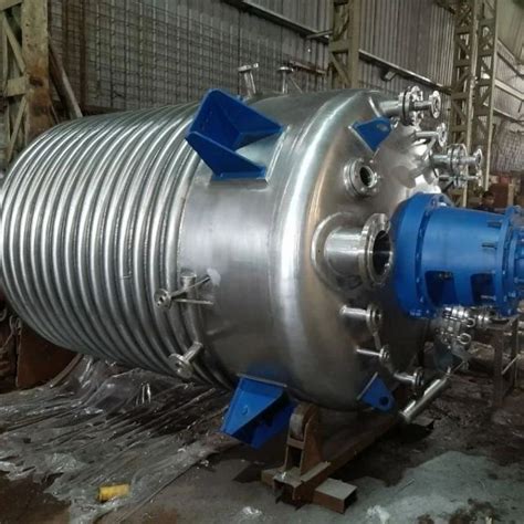 Stainless Steel Limpet Coil Reactor Vessel For Chemical Industry